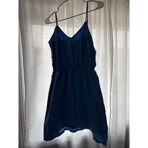 J.Crew Linen Blend Dress Sleeveless Casual Summer Mini Dress Size S